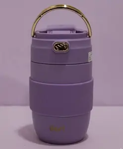 Rushabh Novelty Insulated , BPA Free, leakproof, hot and cold, bottle for school, college, office and travelling Water Bottle - 201-Purple -380ml