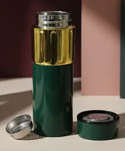 Rushabh Novelty Insulated , BPA Free, leakproof, hot and cold, bottle for school, college, office and travelling Water Bottle - 1319-Green -500ml