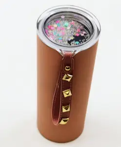 Rushabh Novelty Insulated , BPA Free, leakproof, hot and cold, bottle for school, college, office and travelling Water Bottle - 1300-Brown -400ml