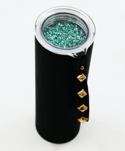 Rushabh Novelty Insulated , BPA Free, leakproof, hot and cold, bottle for school, college, office and travelling Water Bottle - 1300-Black -400ml