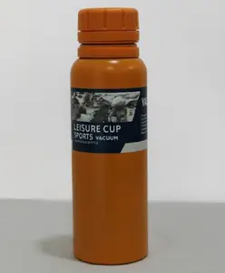 Rushabh Novelty Insulated , BPA Free, leakproof, hot and cold, bottle for school, college, office and travelling Water Bottle - 1205-Orange -600ml