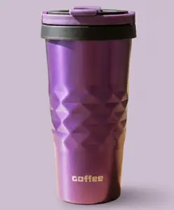 Rushabh Novelty Insulated , BPA Free, leakproof, hot and cold, bottle for school, college, office and travelling Water Bottle - 1258-Purple -500ml