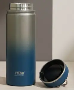 Rushabh Novelty Insulated , BPA Free, leakproof, hot and cold, bottle for school, college, office and travelling Water Bottle - 8852-Blue -530ml