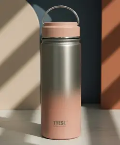 Rushabh Novelty Insulated , BPA Free, leakproof, hot and cold, bottle for school, college, office and travelling Water Bottle - 8852-Peach -530ml