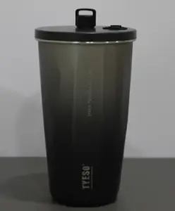 Rushabh Novelty Insulated , BPA Free, leakproof, hot and cold, bottle for school, college, office and travelling Water Bottle - 8848-Black -600ml