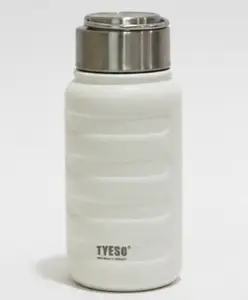 Rushabh Novelty Insulated , BPA Free, leakproof, hot and cold, bottle for school, college, office and travelling Water Bottle - 8832-White -270ml