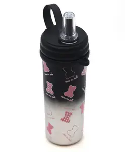 Rushabh Novelty Insulated , BPA Free, leakproof, hot and cold, bottle for school, college, office and travelling Water Bottle - 2036-Black -750ml