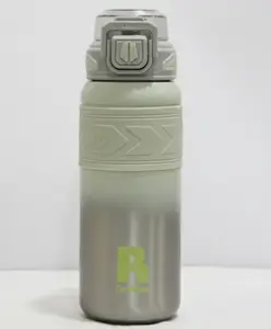 Rushabh Novelty Insulated , BPA Free, leakproof, hot and cold, bottle for school, college, office and travelling Water Bottle - 1010-Green -650ml