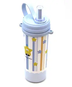 Rushabh Novelty Insulated , BPA Free, leakproof, hot and cold, bottle for school, college, office and travelling Water Bottle - 2036-Blue -750ml