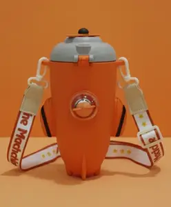 Rushabh Novelty Insulated , BPA Free, leakproof, hot and cold, bottle for school, college, office and travelling Water Bottle - 441-Orange -550ml