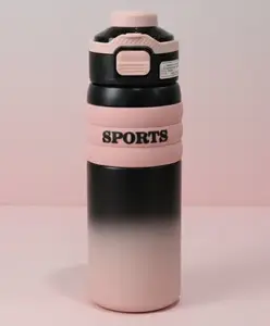 Rushabh Novelty Insulated , BPA Free, leakproof, hot and cold, bottle for school, college, office and travelling Water Bottle - 1470-Peach -650ml