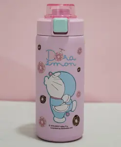 Rushabh Novelty Insulated , BPA Free, leakproof, hot and cold, bottle for school, college, office and travelling Water Bottle - 10001-Pink -540ml