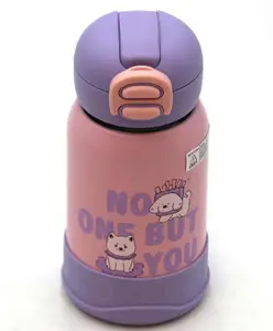 Rushabh Novelty Insulated , BPA Free, leakproof, hot and cold, bottle for school, college, office and travelling Water Bottle - 7317-Pink -500ml