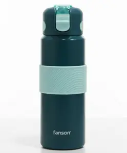 Rushabh Novelty Insulated , BPA Free, leakproof, hot and cold, bottle for school, college, office and travelling Water Bottle - 1466-Blue-500ml