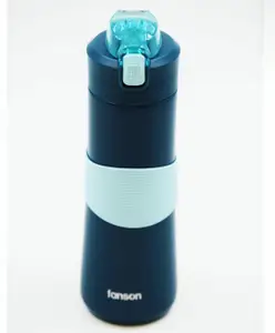 Rushabh Novelty Insulated , BPA Free, leakproof, hot and cold, bottle for school, college, office and travelling Water Bottle - 1464-Blue -500ml
