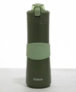 Rushabh Novelty Insulated , BPA Free, leakproof, hot and cold, bottle for school, college, office and travelling Water Bottle - 1464-Green -500ml