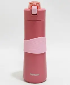 Rushabh Novelty Insulated , BPA Free, leakproof, hot and cold, bottle for school, college, office and travelling Water Bottle - 1464-Pink -500ml