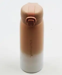Rushabh Novelty Insulated , BPA Free, leakproof, hot and cold, bottle for school, college, office and travelling Water Bottle - 2029-Peach -500ml