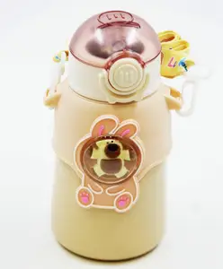 Rushabh Novelty Insulated , BPA Free, leakproof, hot and cold, bottle for school, college, office and travelling Water Bottle - 21013-Yellow -600ml