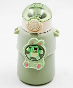 Rushabh Novelty Insulated , BPA Free, leakproof, hot and cold, bottle for school, college, office and travelling Water Bottle - 21013-Green -600ml