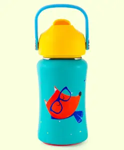 Rabitat Stainless Steel Play 3.0 Sipper Bottle Young Wild and Free - 350 ml