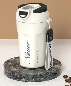 SANJARY Stainless Steel Insulated Cup Double Cup Thermal Coffee Cup 450 ml color may vary