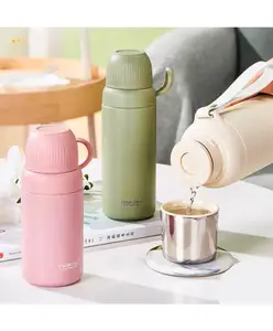 SANJARY Stainless Steel Mini Thermos Vacuum Flask bottle 300 ml color may vary