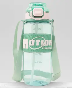 Paper Moon Motion Sports 750ml BPA-Free Leak Proof Push Lock Water Bottle Sipper for Kids School, College, Office, 1pc - Random Color