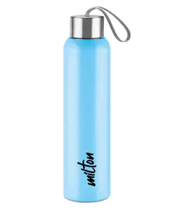 Milton Halo Steel Water Bottle - 625 ml, Blue