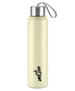 Milton Halo Steel Water Bottle - 625 ml, Beige