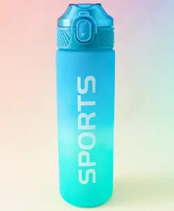 Fab N Funky Water Bottle with Carry Strap 800 ml - Blue| BPA-Free| Leak-Resistant & Freezer-Safe| Reusable Bottle for Daily Use| School Water Bottle for Boys & Girls