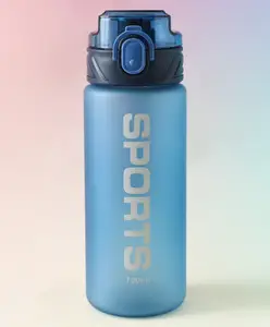 Fab N Funky Sports Water Bottle 700 ml - Blue| BPA Free, Freezer Safe & Leak-Resistant| Reusable Drinking Bottle with Flip Lid & Carry Strap for Gym, School & Travel
