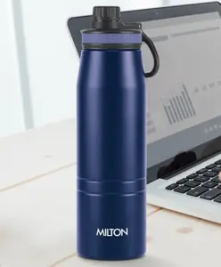 Milton Sparkle 900 Stainless Steel Water Bottle 925 ml With Easy Sip Cap, Blue