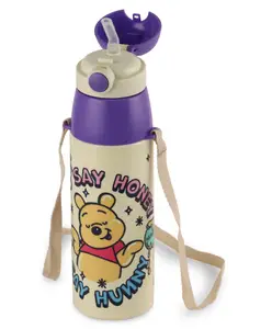 Cello Kidzbee Series Orb Hunny Bear Inner Steel Insulated Water Bottle Purple - 380 ml