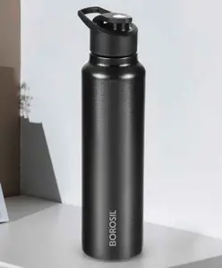 Borosil Sipfresh Galaxy Stainless Steel Single Wall Water Bottle for Office School College & Gym 1 Year Warranty - 840 ml