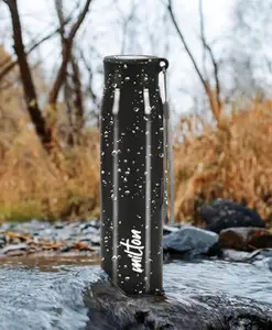 Milton Handy 850 18/8 Stainless Steel Fridge Water Bottle Black - 780 ml