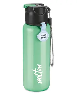 Milton Sipstar 600 Stainless Steel Water Bottle with Sipper Lid with Single Walled Leak Proof & Easy to Carry Green - 560 ml