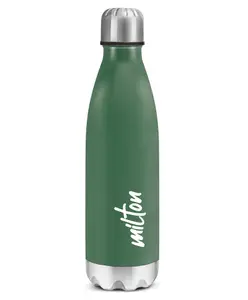 Milton Shine 800 Stainless Steel Water Bottle with Single Walled Leak Proof Rust Free & Easy to Carry Green - 680 ml