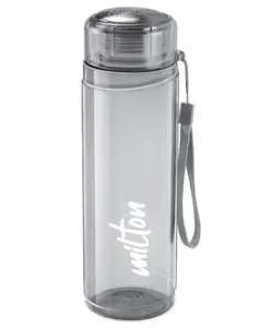 MILTON Hector Reusable Plastic BPA Free & Leak Proof Water Bottle Grey - 1000 ml