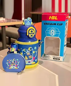 SCHOOLISH Stainless Steel Water Bottle Blue - 500 ml