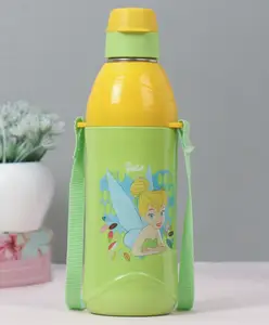 Cello Puro Steel-X Kidzbee 400 Inner Steel Tinker Bell Design Water Bottle Green - 460 ml