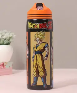 Dragon Ball Z Non Insulated Steel Sipper Water Bottle Orange - 700 ml