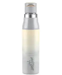 Milton Steel Sublime 900 Thermoware PU Insulated Hot & Cold Water Bottle With Leak Proof Technology & Flip Top Lid Grey - 660 ml