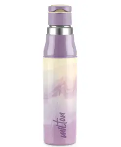 Milton Steel Sublime 900 Thermoware PU Insulated Hot & Cold Water Bottle With Leak Proof Technology & Flip Top Lid Lavender - 660 ml