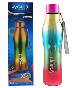 Youp Stainless Steel Water Bottle Red - 750 ml