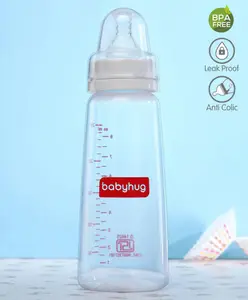 Babyhug Feeding Bottle Mountain Shape White - 250 ml