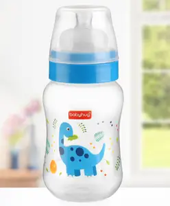 Babyhug Wide Neck Feeding Bottle White - 250 ml