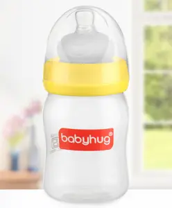 Babyhug Wide Neck Feeding Bottle Yellow - 150 ml