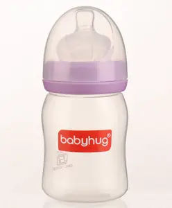 Babyhug Wide Neck Feeding Bottle Purple - 250 ml