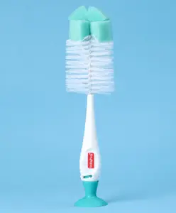 Babyhug 2 In 1 Bottle & Nipple Cleaning Brush - Green